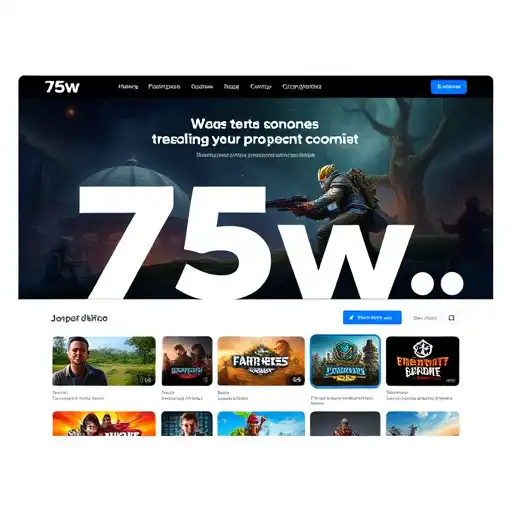 A Ascensão de 75w.com no Mundo dos Jogos Online